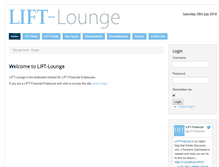 Tablet Screenshot of lift-lounge.com
